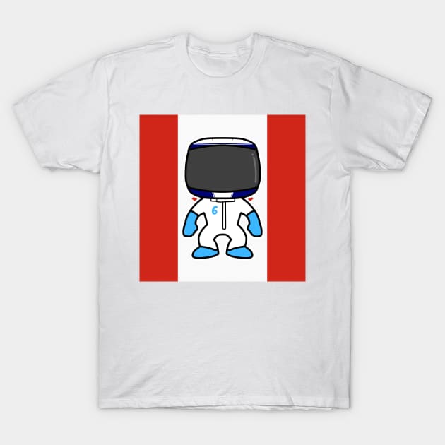 Nicholas Latifi Custom Bobblehead - Flag Edition 2021 Season T-Shirt by GreazyL